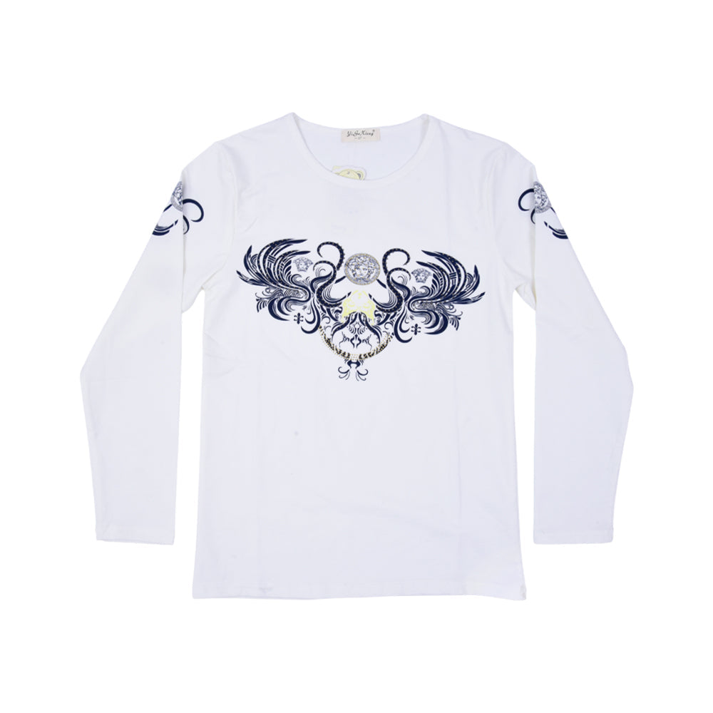 GIRLS L/S BLOUSE KNITWEAR NZW-25 11-12 YEAR B-S04