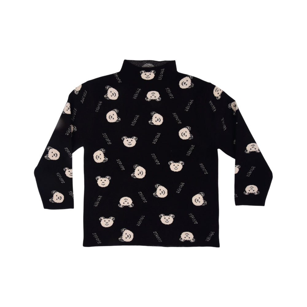 BOYS L/S HIGH NECK SWEATER NZW-25 7-8 YEAR 0104