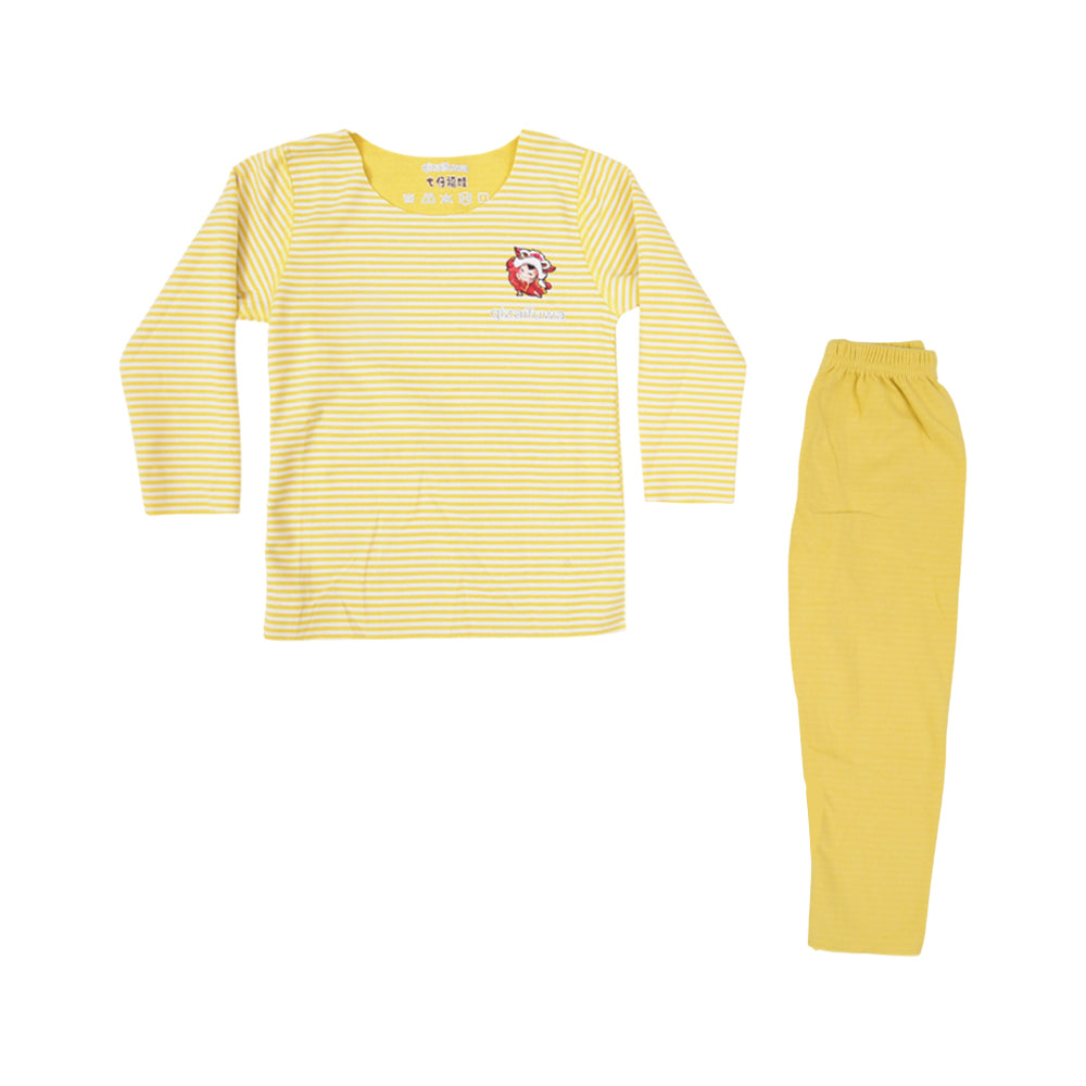 UNISEX L/S 2PC SLEEPING SUIT NZW-25 12-18 M 0105