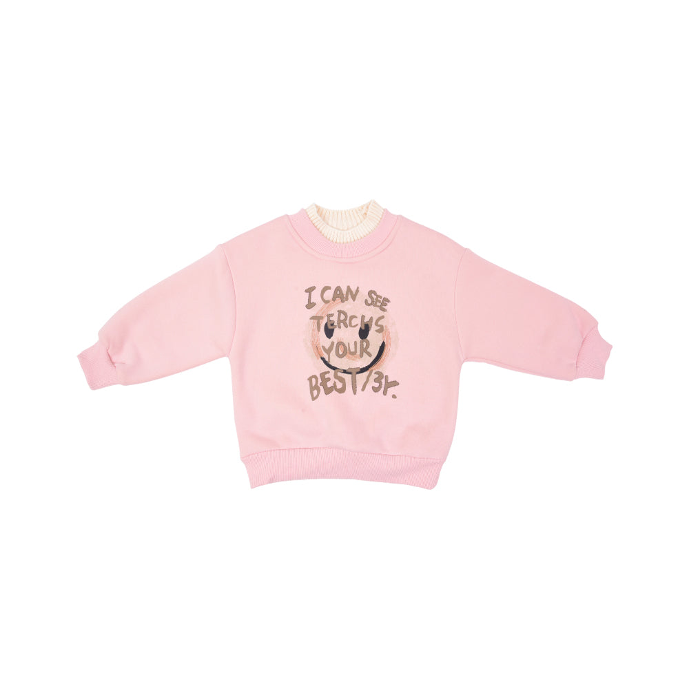GIRLS L/S SWEAT SHIRT NZW-25 3-4 YEAR 01026