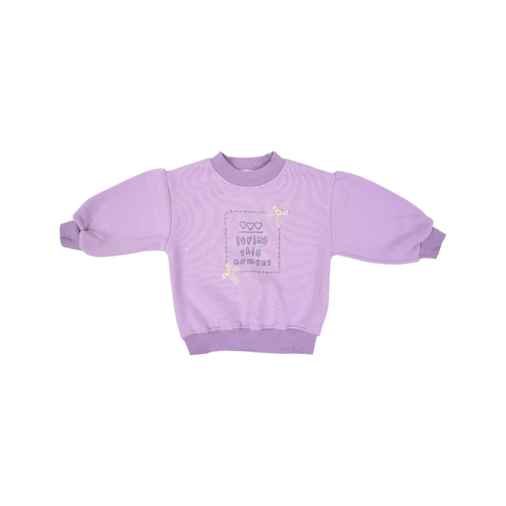 GIRLS L/S SWEAT SHIRT NZW-25 3-4 YEAR 01028