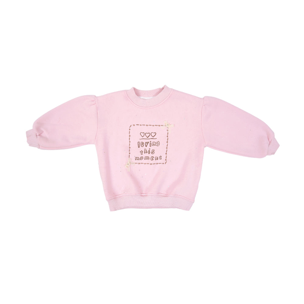 GIRLS L/S SWEAT SHIRT NZW-25 5-6 YEAR 01028