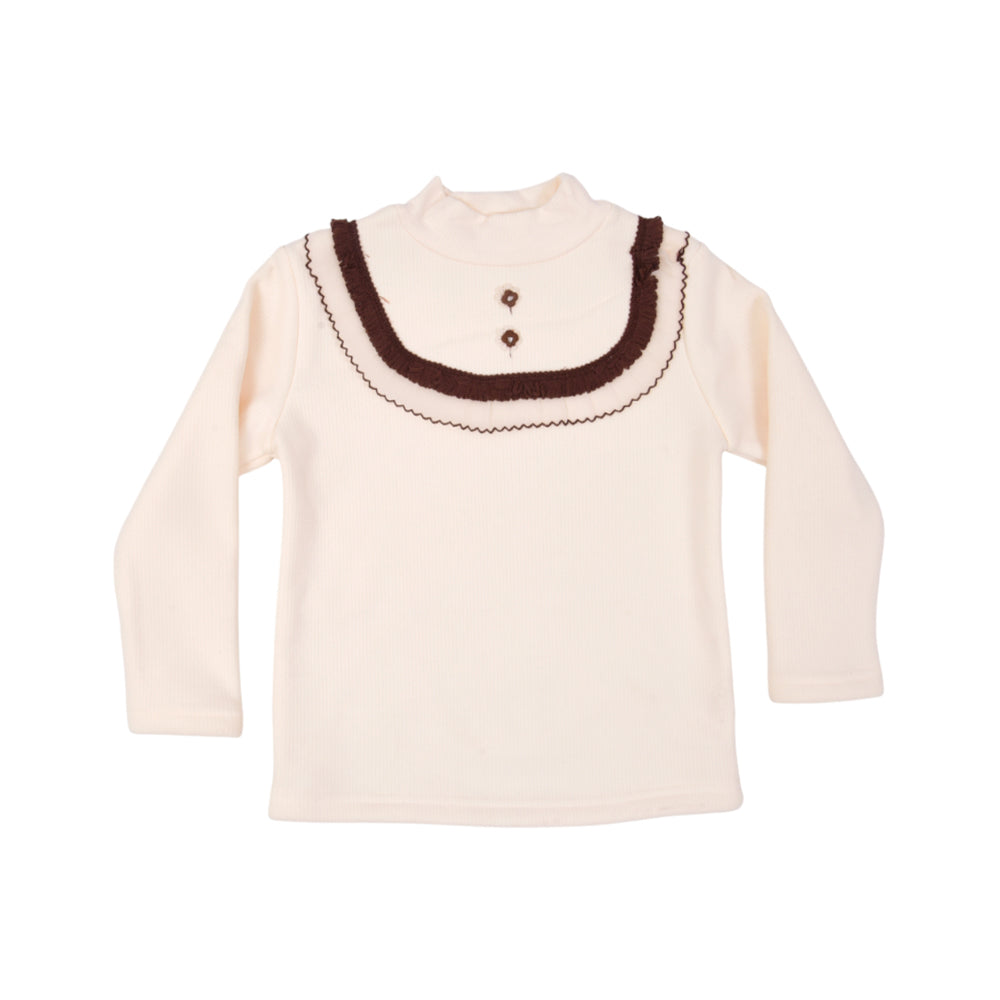 GIRLS L/S ROUND NECK SWEAT SHIRT NZW-25 3-4 YEAR 01031