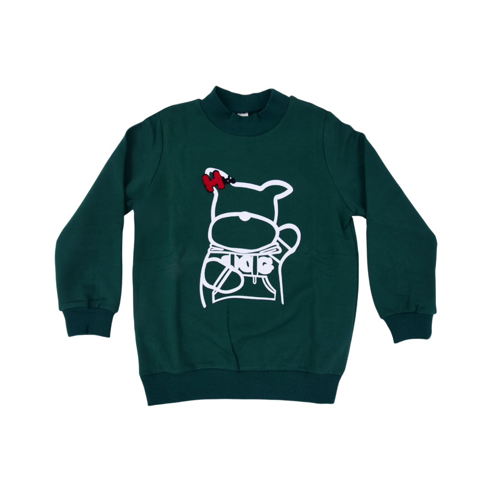 GIRLS L/S SWEAT SHIRT NZW-25 7-8 YEAR 01032