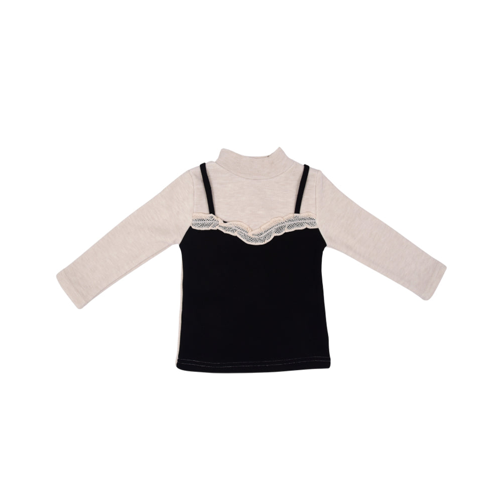 GIRLS L/S KNIT BLOUSE NZW-25 18-24M 01035
