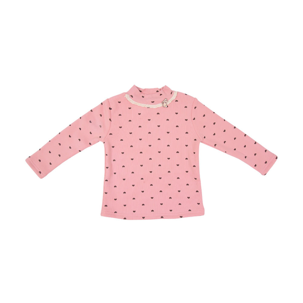 GIRLS L/S HIGH NECK NZW-25 3-4 YEAR 01036