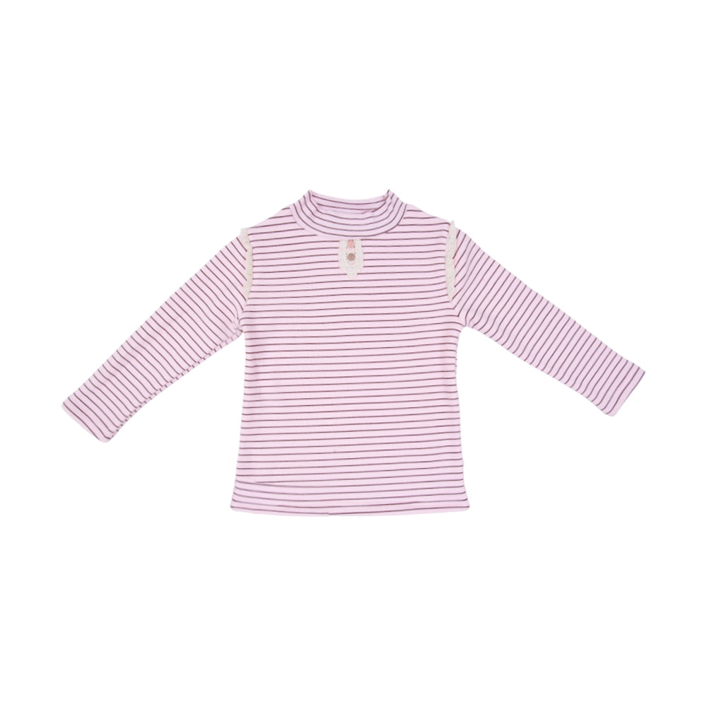 GIRLS L/S HIGH NECK NZW-25 6-7 YEAR 01036