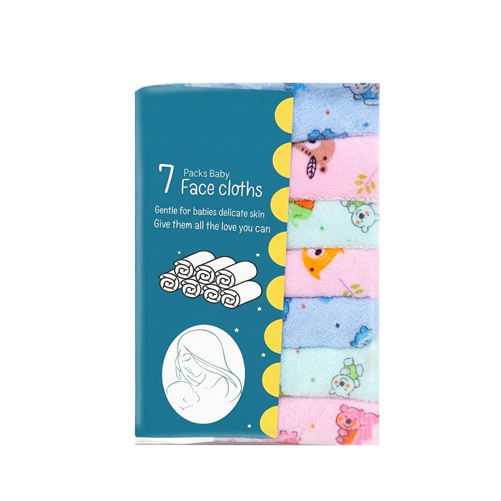 BABY 7PC FACE TOWEL NZW-25 58979