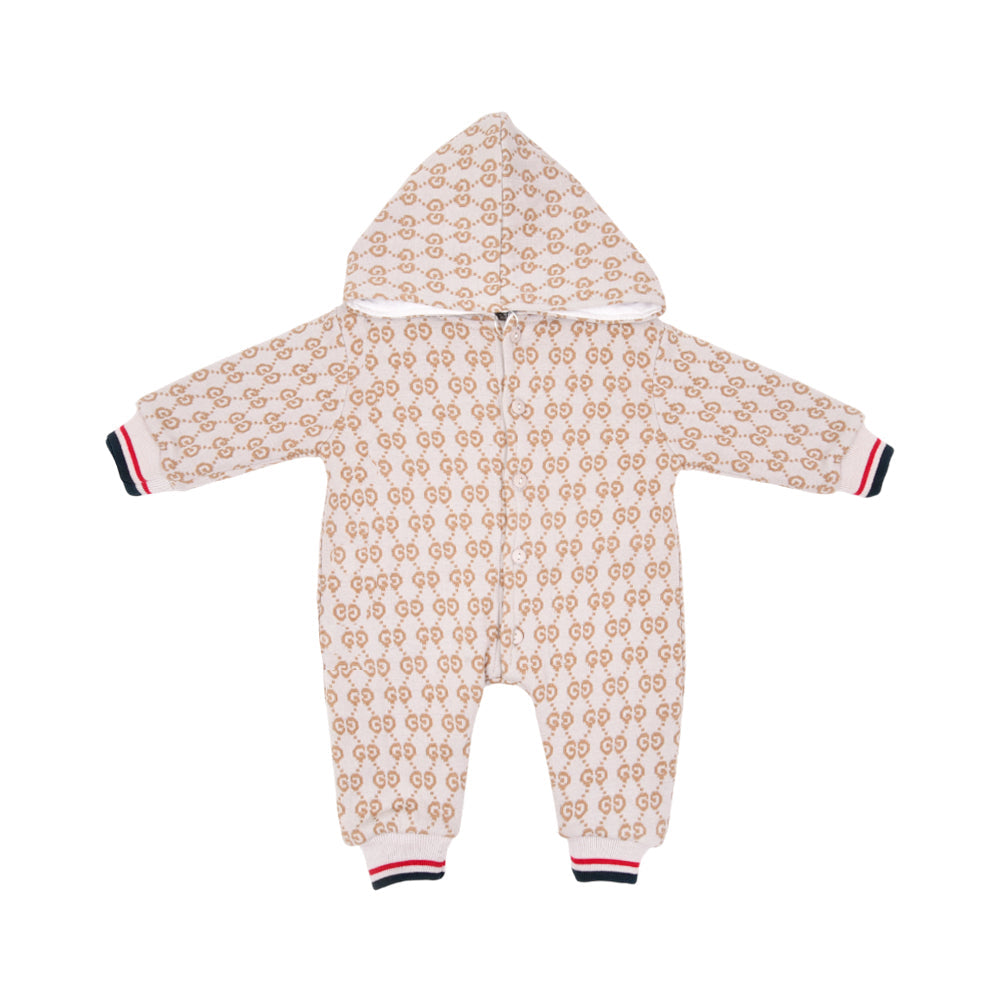 BOYS L/S ROMPER HOODED O.S.B NZW-25 9-12 M 822