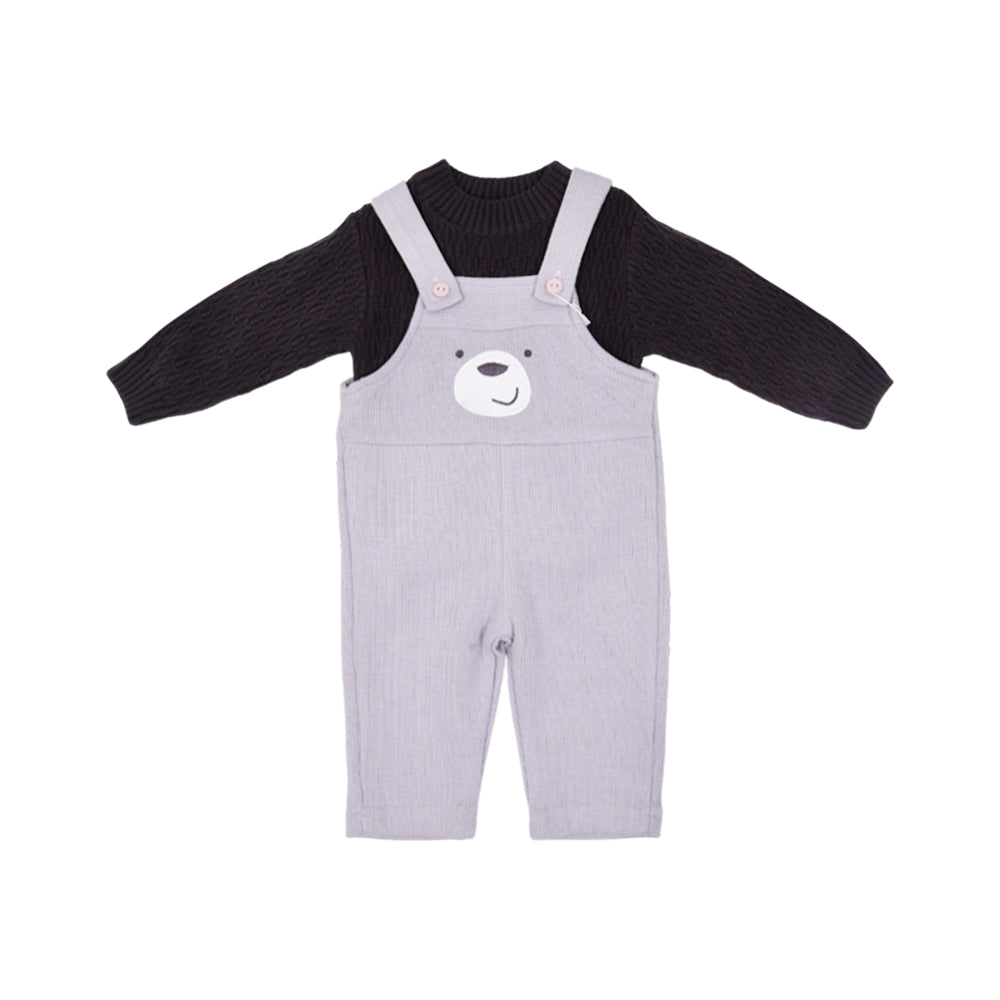 BOYS L/S 2PC ROMPER HOODED O.S.B NZW-25 9-12 M 614