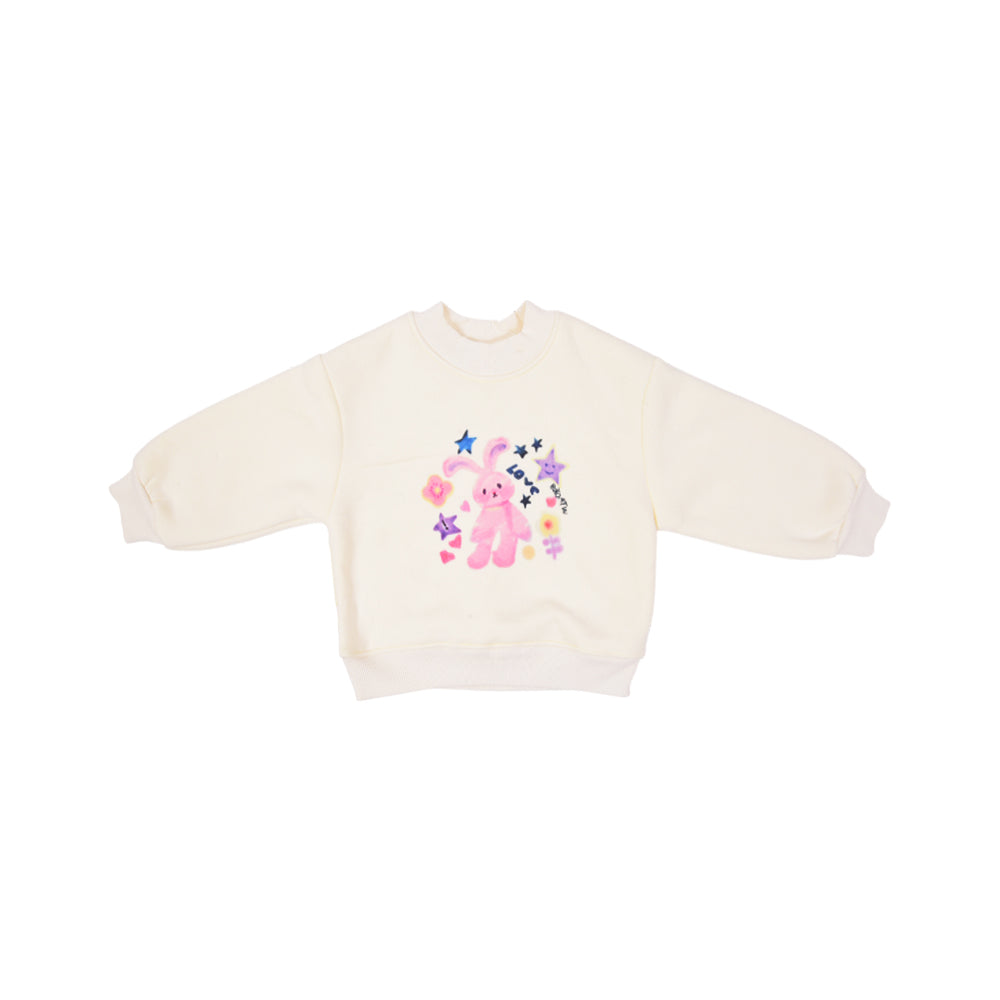 GIRLS L/S SWEAT SHIRT NZW-25 3-4 YEAR 001