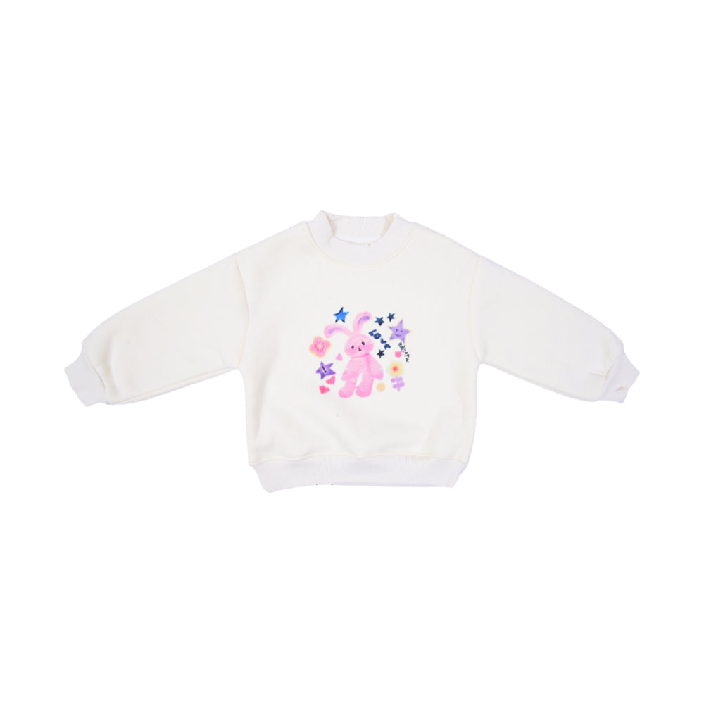 GIRLS L/S SWEAT SHIRT NZW-25 4-5 YEAR 001