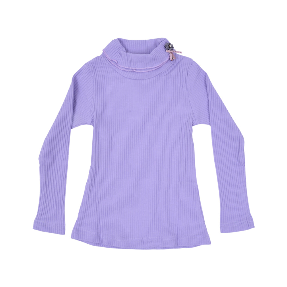GIRLS L/S HIGH NECK NZW-25 4-5 YEAR 009