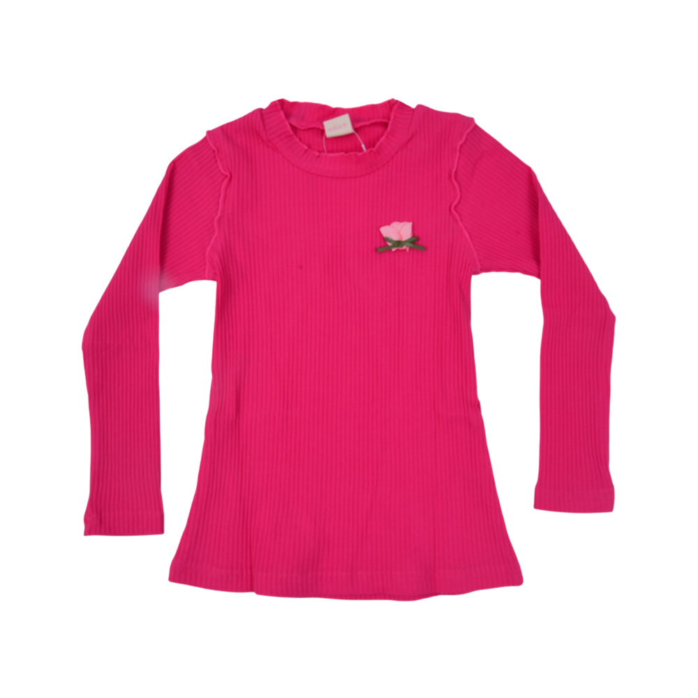 GIRLS L/S HIGH NECK NZW-25 5-6 YEAR 010