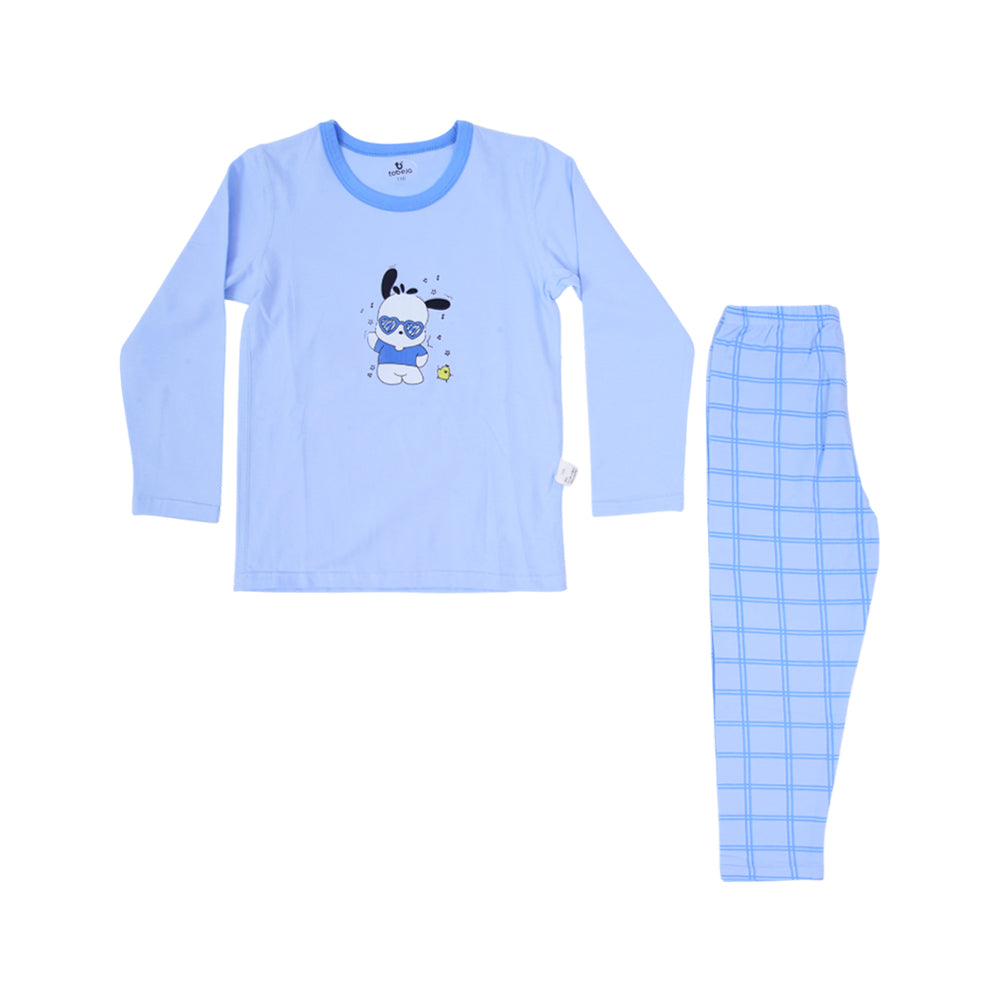 BOYS L/S 2PC SLEEPING SUIT NZW-25 4-5 YEAR 20-2