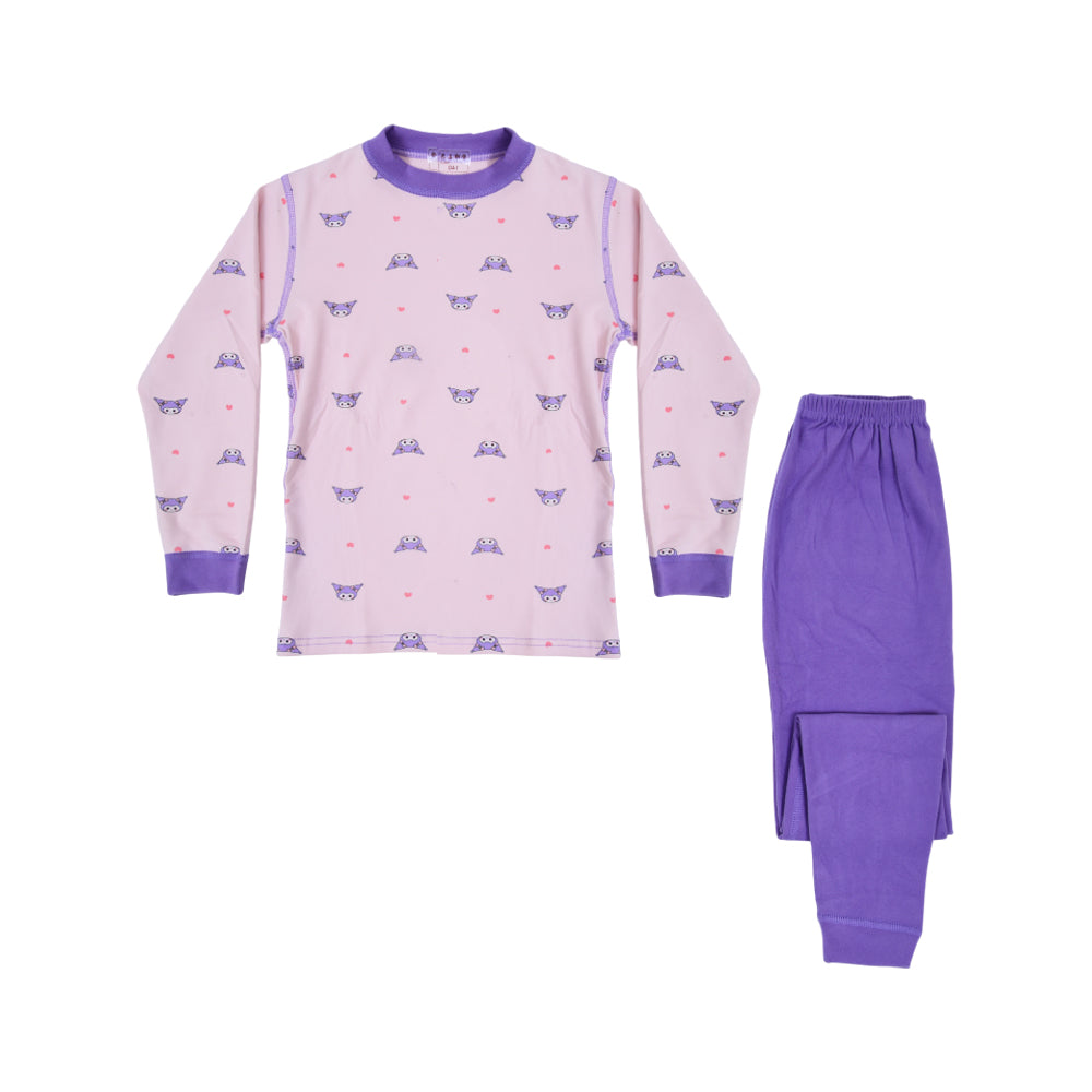 GIRLS L/S 2PC SLEEPING SUIT ZHW-25 7-8 YEAR 4340 I.G