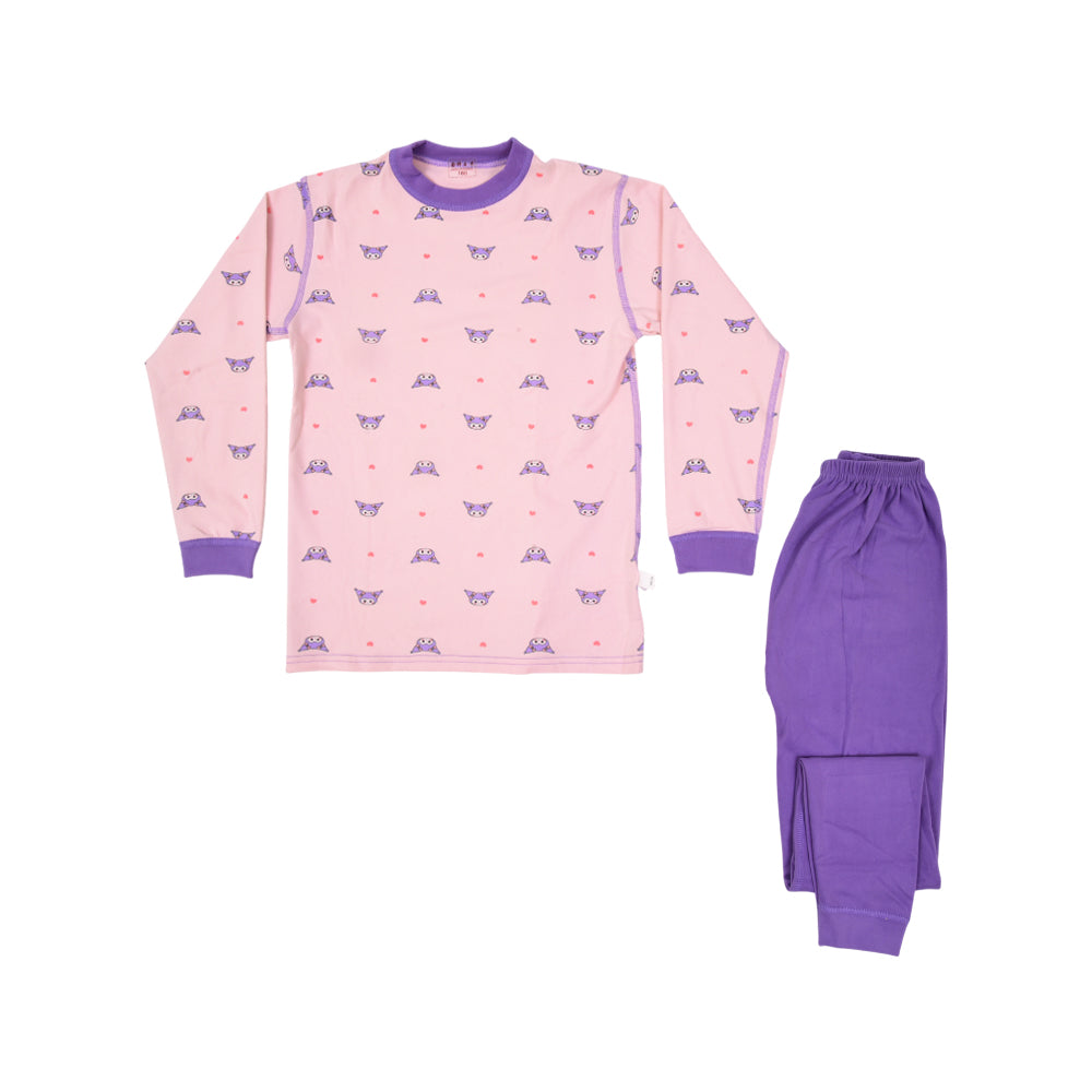 GIRLS L/S 2PC SLEEPING SUIT ZHW-25 9-10 YEAR 4340 I.G