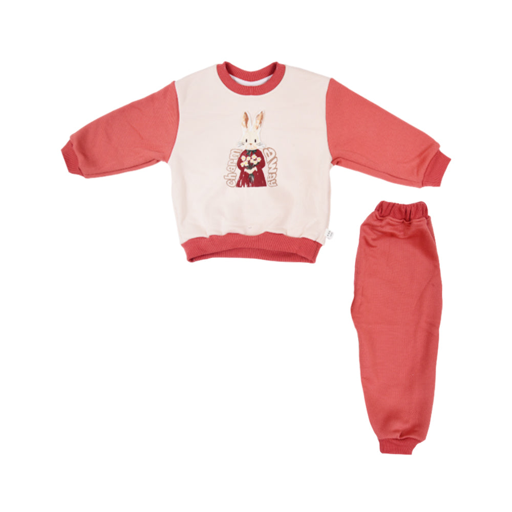 GIRLS L/S 2PC PAJAMA SUIT ZHW-25 18-24 M 25-58 I.G