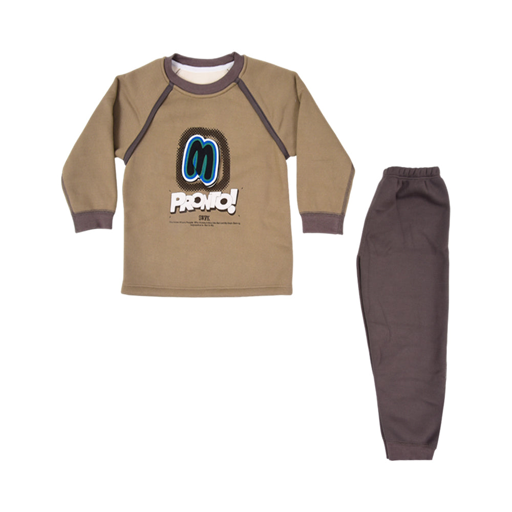 BOYS L/S 2PC TROUSER SUIT ZHW-25 3-4 YEAR 12563 I.G