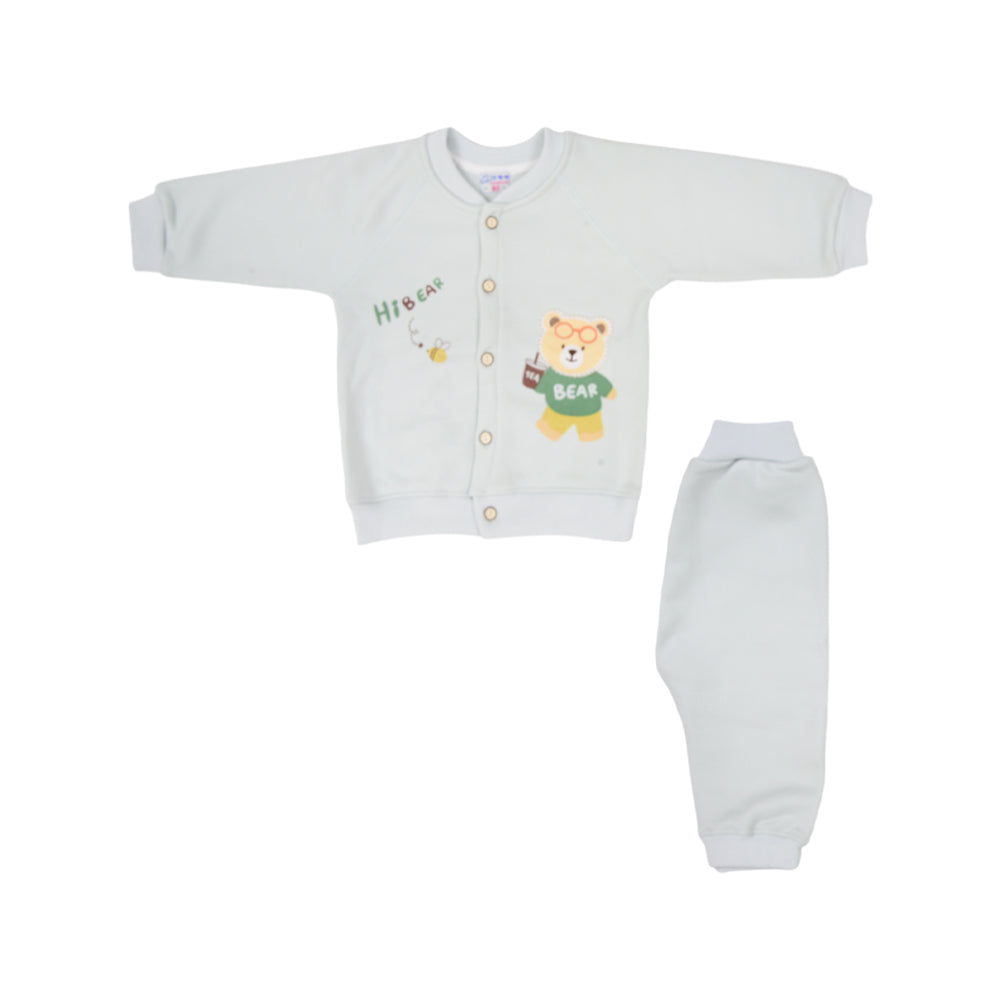 UNISEX L/S 2PC PAJAMA SUIT ZHW-25 12-18 M 551
