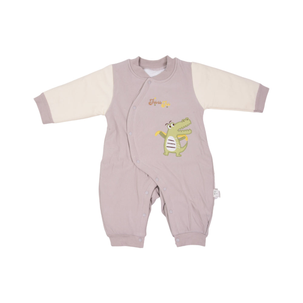 BOYS L/S QUILTED ROMPER ZHW-25 3-6 M 7094