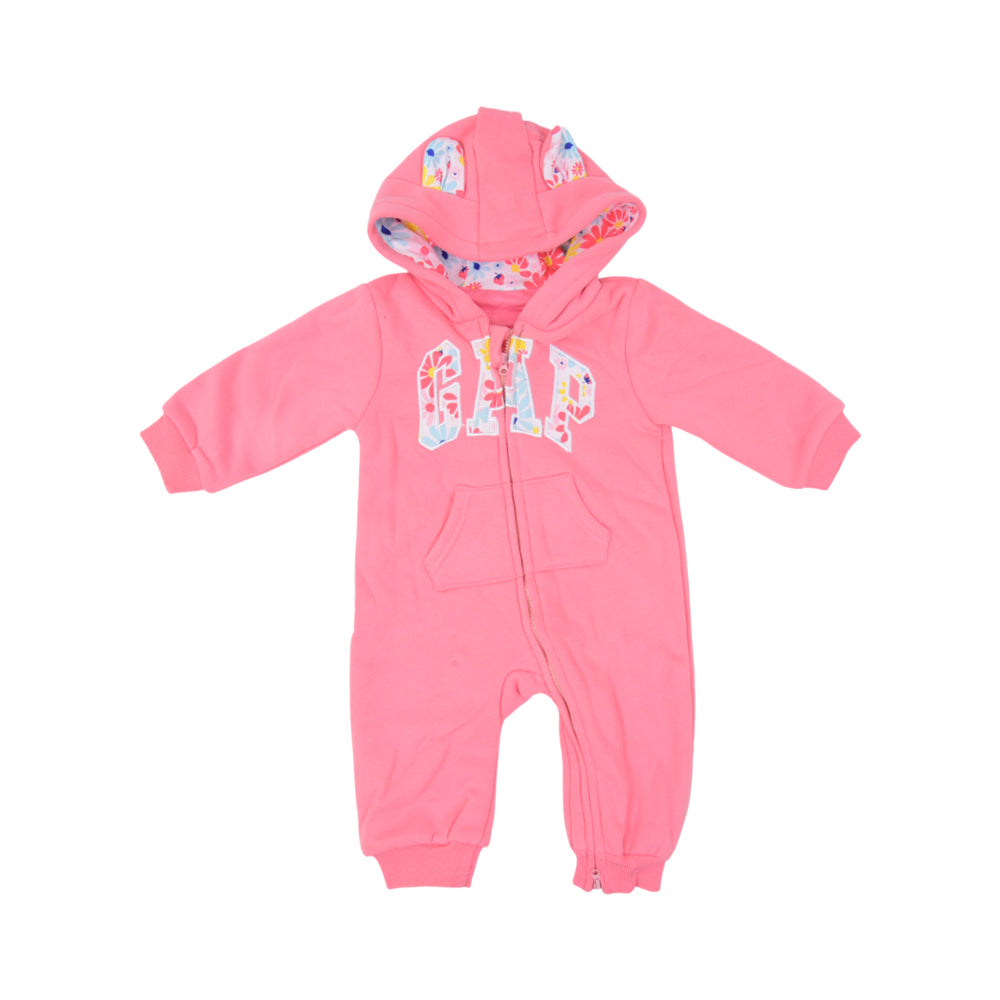 UNISEX L/S ROMPER HOODED ZHW-25 9-12 M 2687