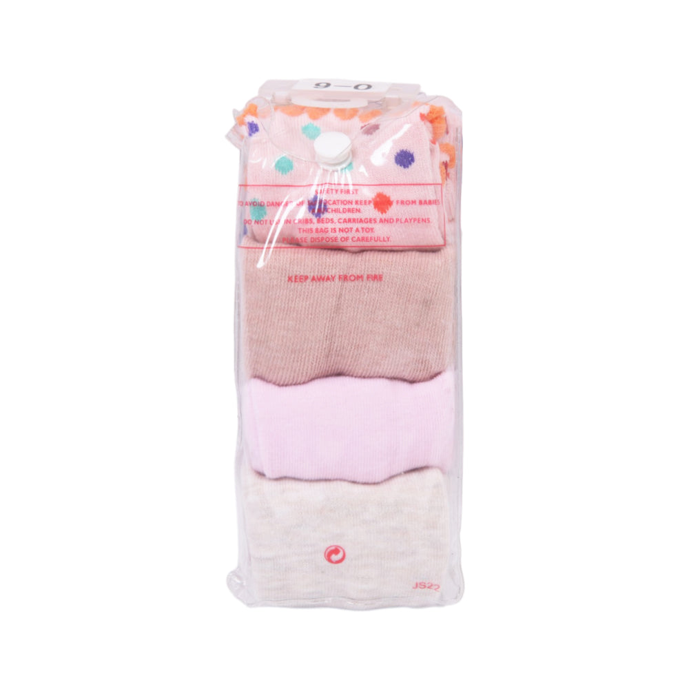 GIRLS LEGGING 4PC PACK ZHW-25 0-6 M 2643