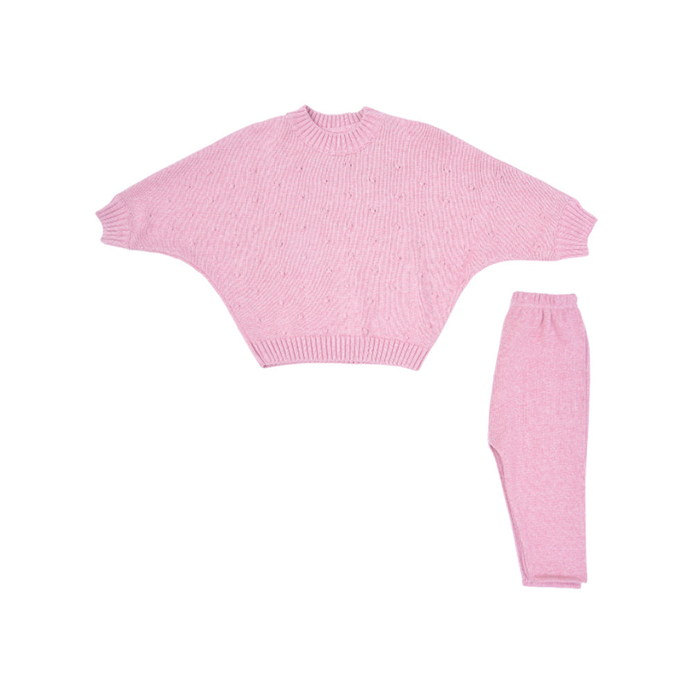 GIRLS L/S 2PC PAJAMA SUIT O.S.B ZHW-25 12-18M 1028