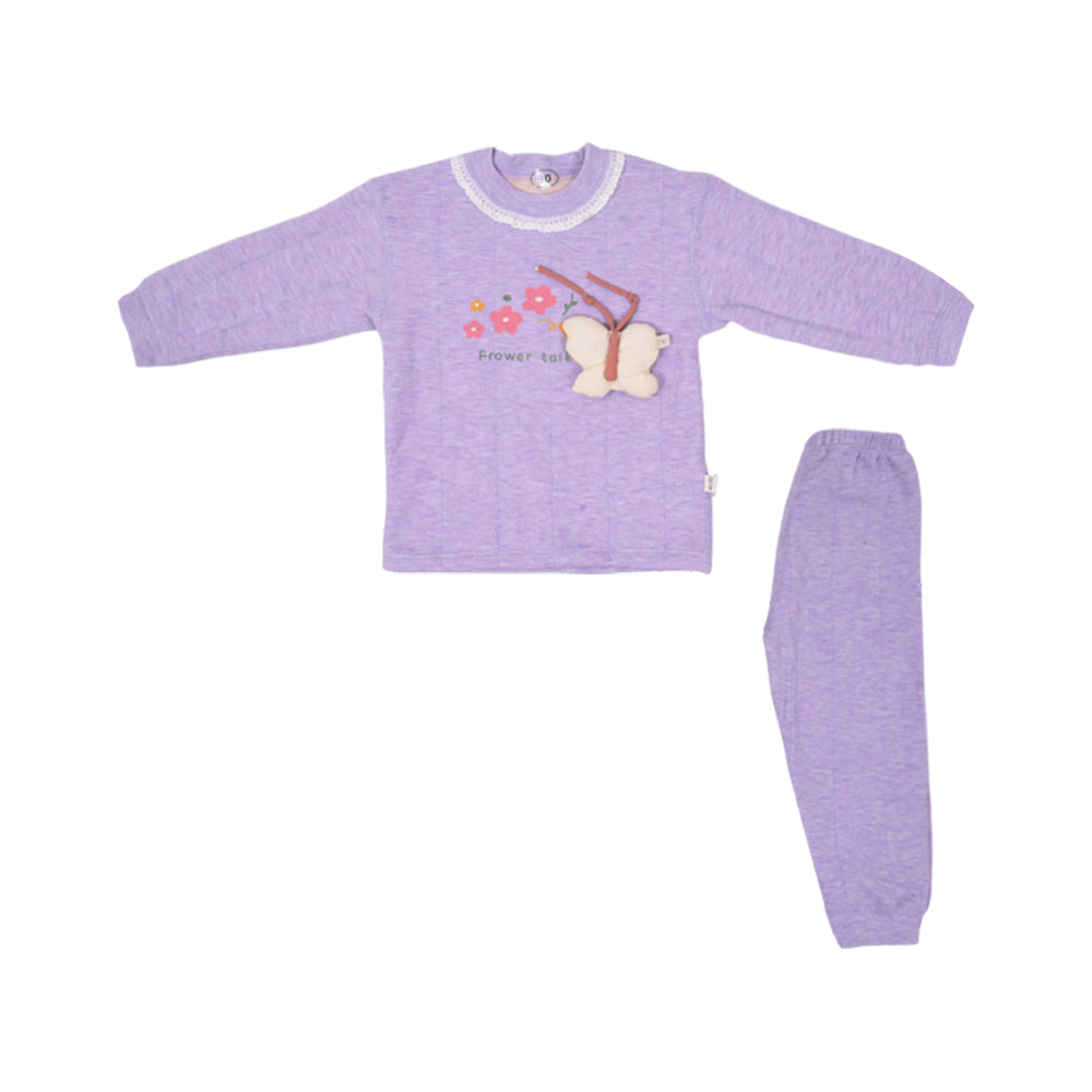 GIRLS L/S 2PC TROUSER SUIT ZHW-25 18-24M 500B