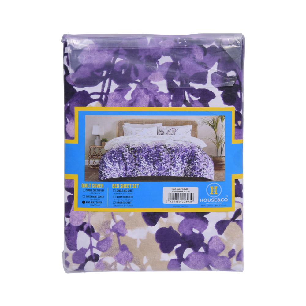 House & Co QUILT COVER KINGNOSHA TC-250