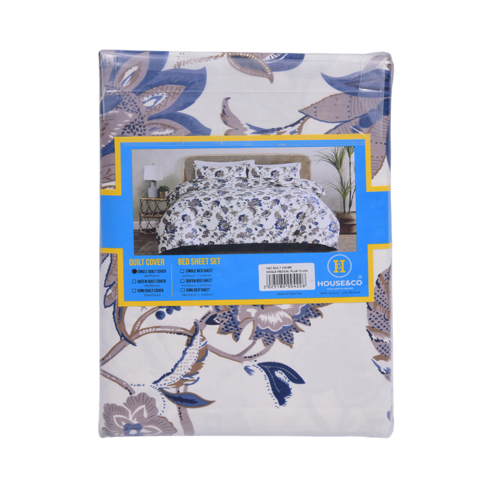 House & Co QUILT COVER SINGLEMEDICAL PLUS TC-250