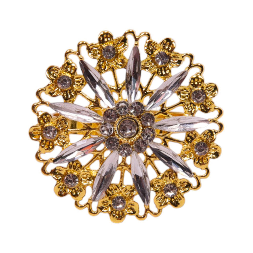 NAPKIN RING IR GOLDEN 13