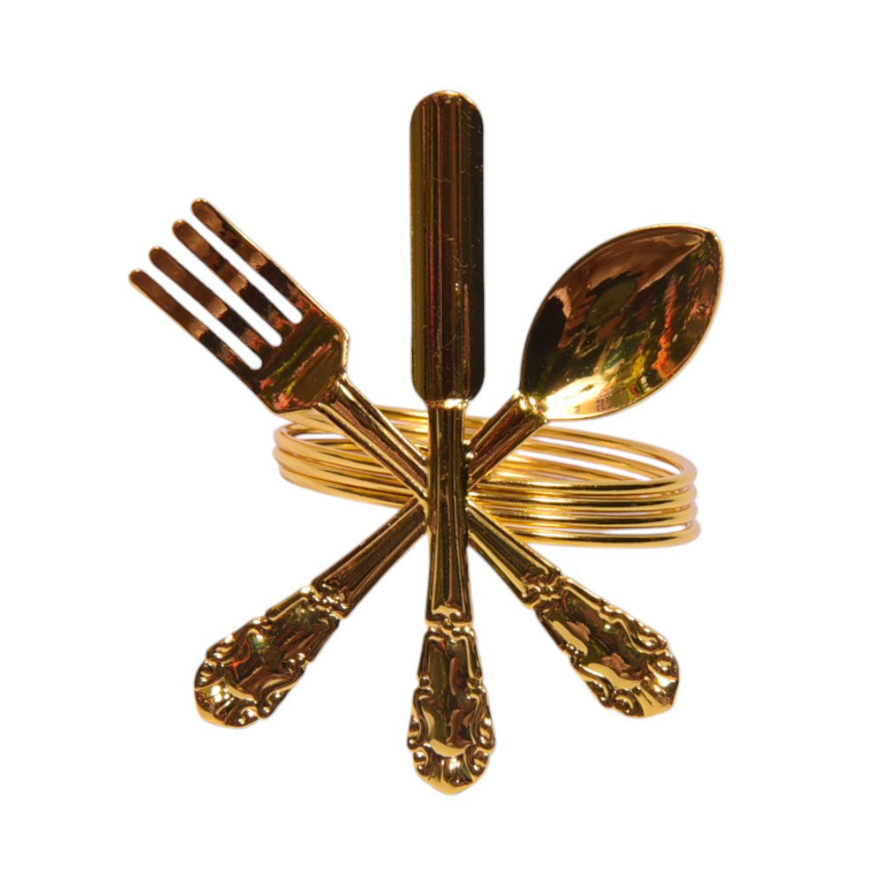 NAPKIN RING IR GOLDEN 16