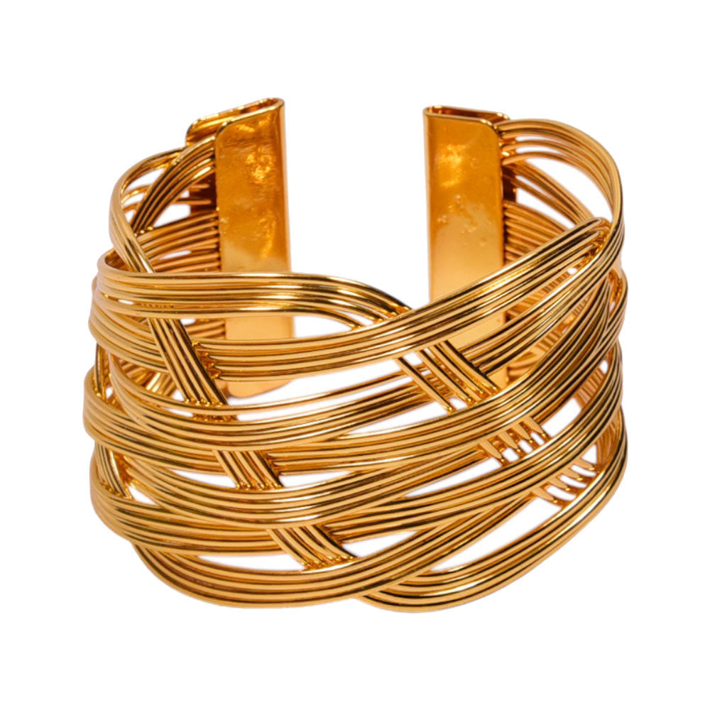 NAPKIN RING IR GOLDEN 24