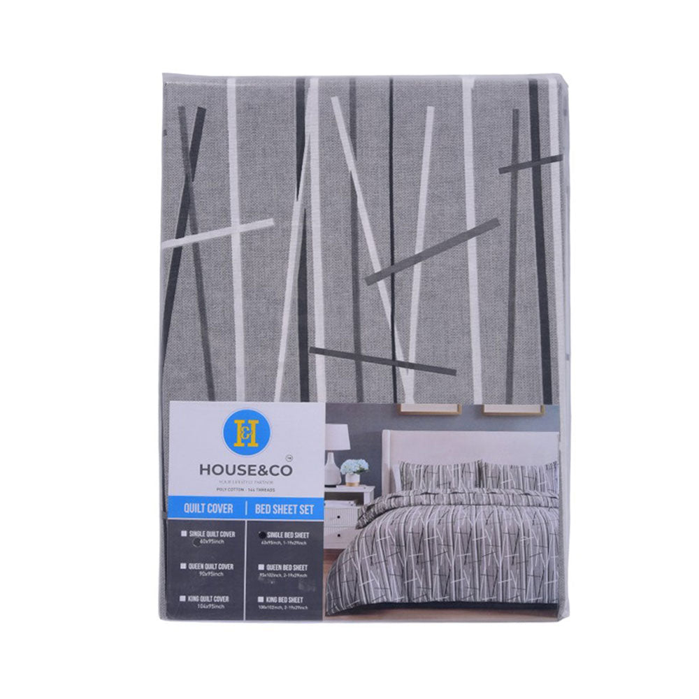 House & Co BED SHEET SINGLE LEAF MAIN VERSION T-144