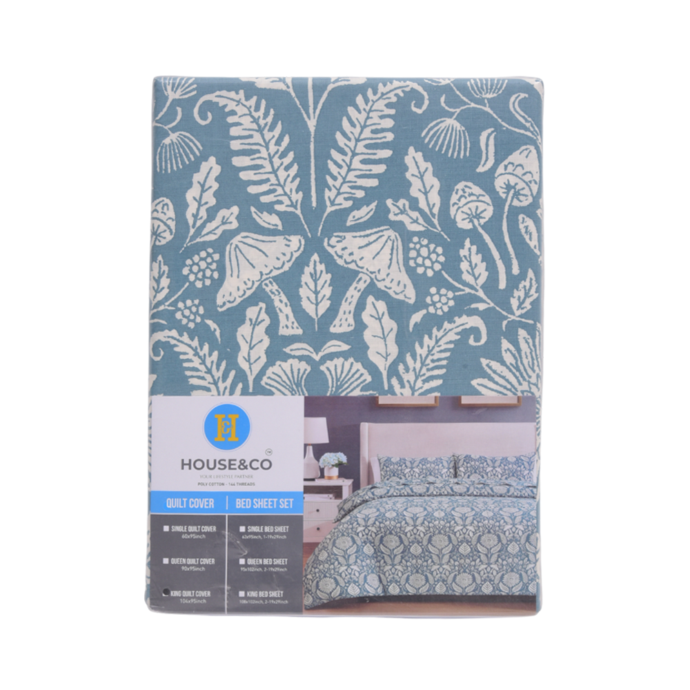 House & Co QUILT COVER KING NOSHA T-144
