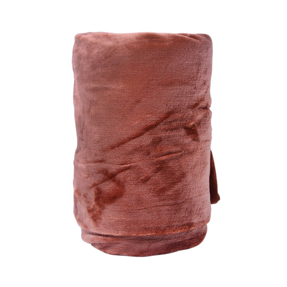 FLEECE BLANKET IR DARK-BEIGE 62301-1