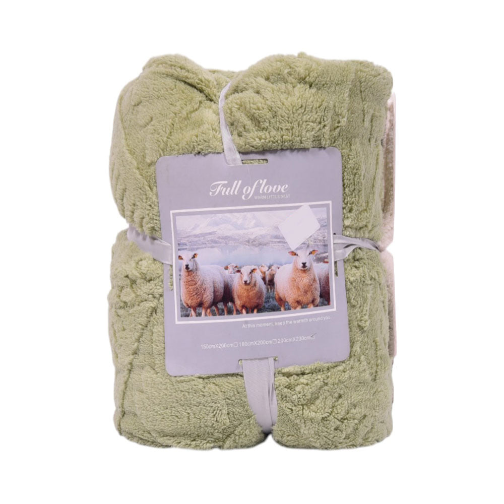 FLEECE BLANKET IR LIGHT-GREEN 62301-3