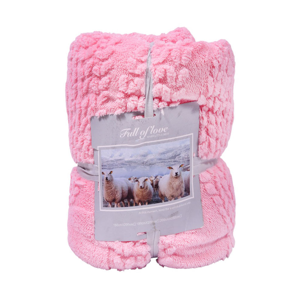 FLEECE BLANKET IR PINK 62301-5