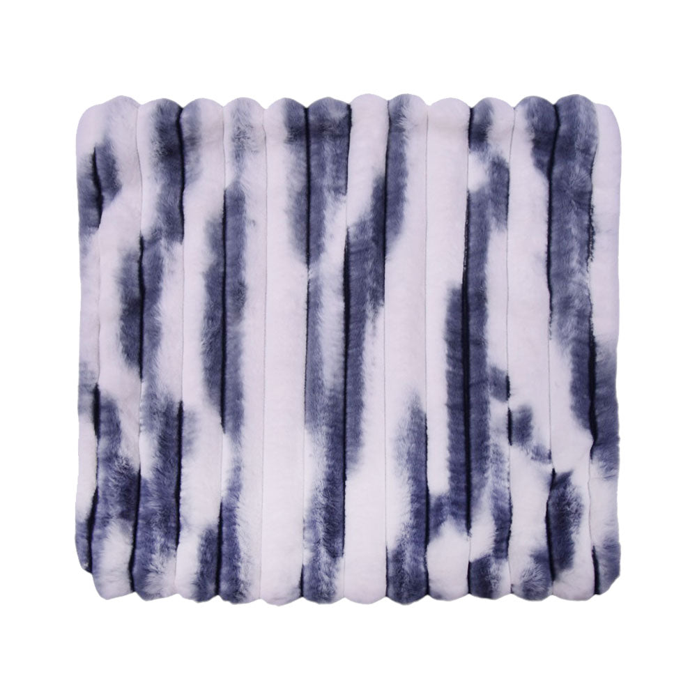 THE CUSHION COVER FAUX FUR TIE N DYE GREY WHITE-25
