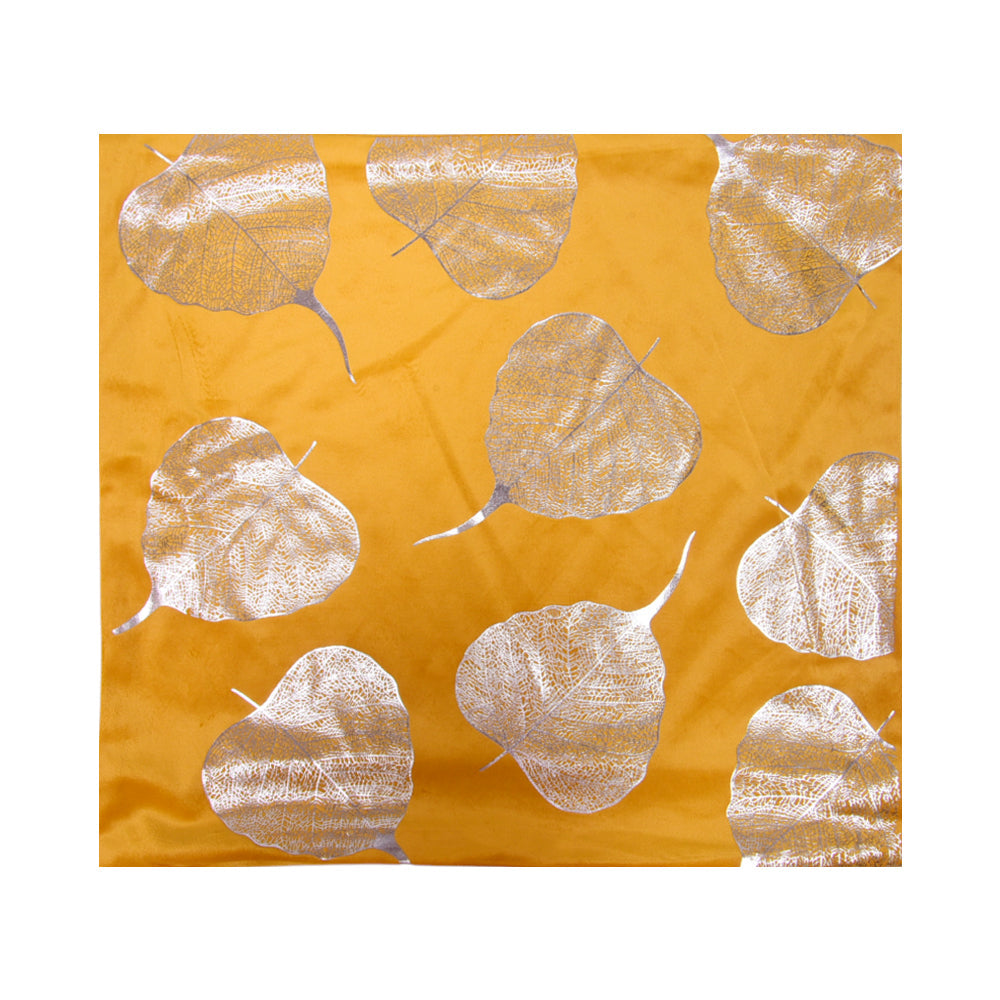THE CUSHION COVER VELVET FOIL PRINT YELLOW-25