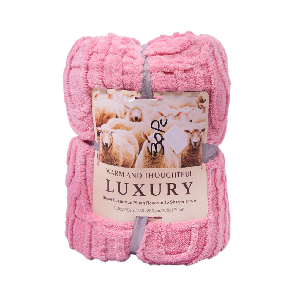 FLEECE BLANKET IR PINK 62301-6