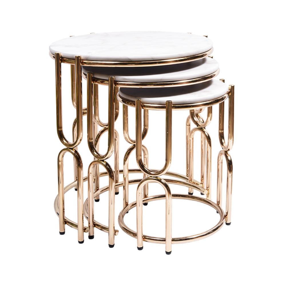 TABLE SET 3 PCS ROUND U P21819