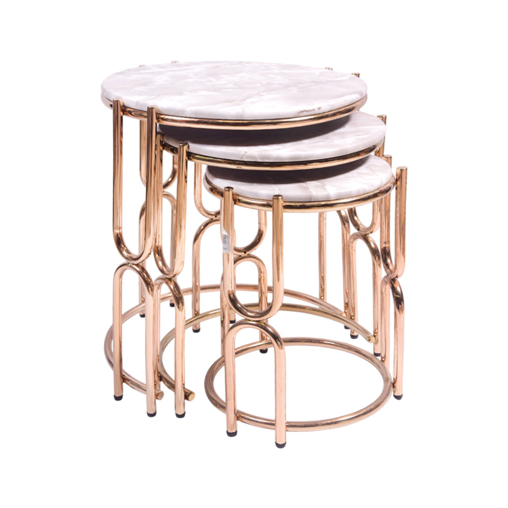 TABLE SET 3 PCS ROUND U P21821