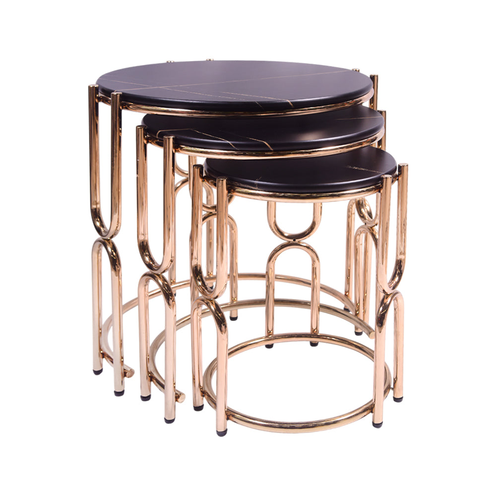 TABLE SET 3 PCS ROUND U P21905