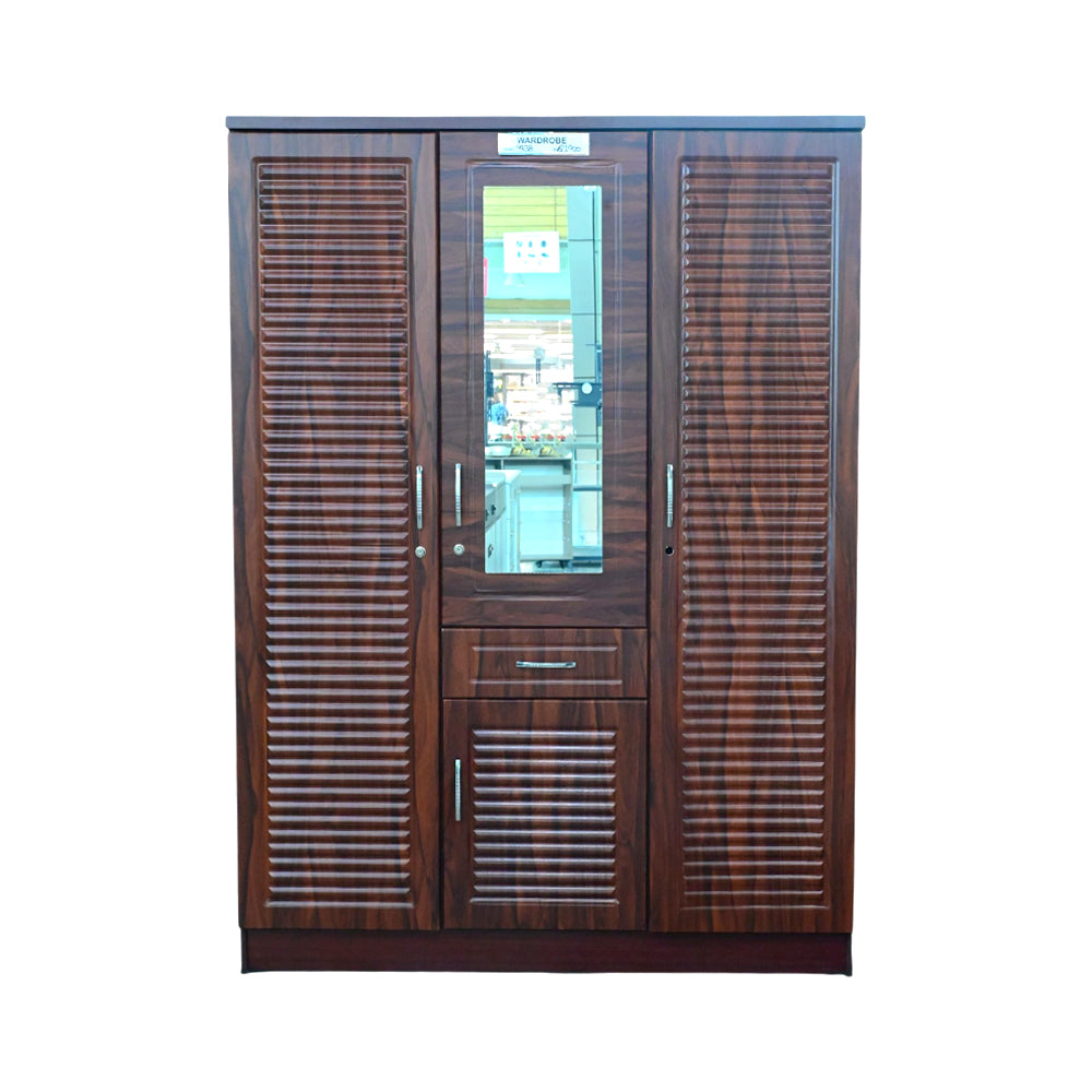WARDROBE A+B+C MAHOGANY 9938
