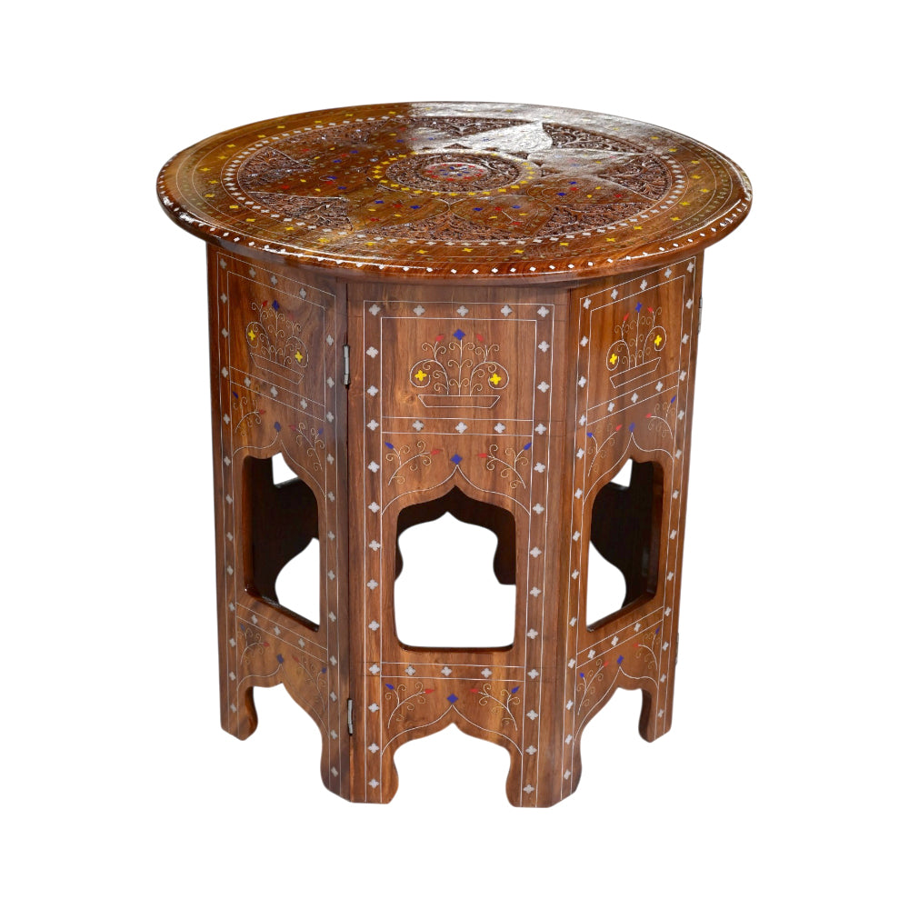 COFFEE TABLE CARVING SOLID WOOD 02
