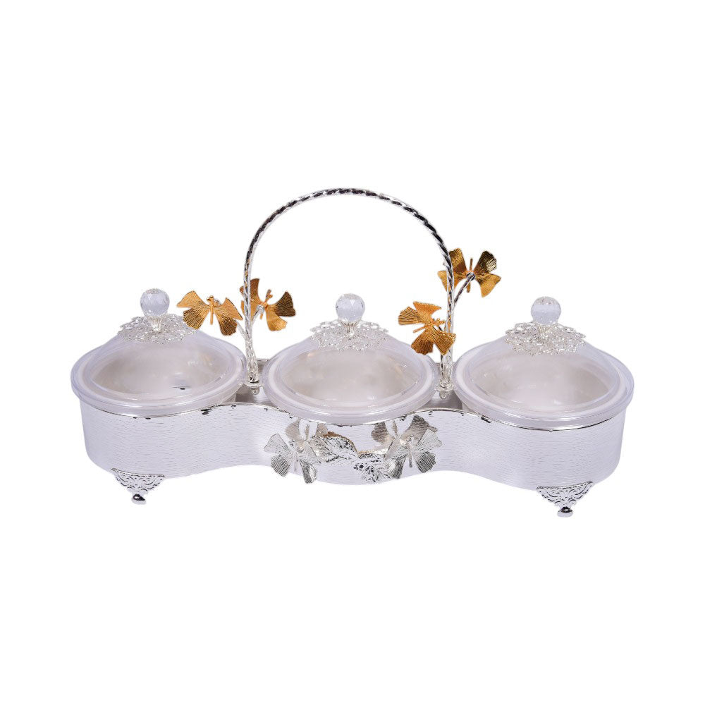 DISH DRY FRUIT SILVER TC2216-3-1