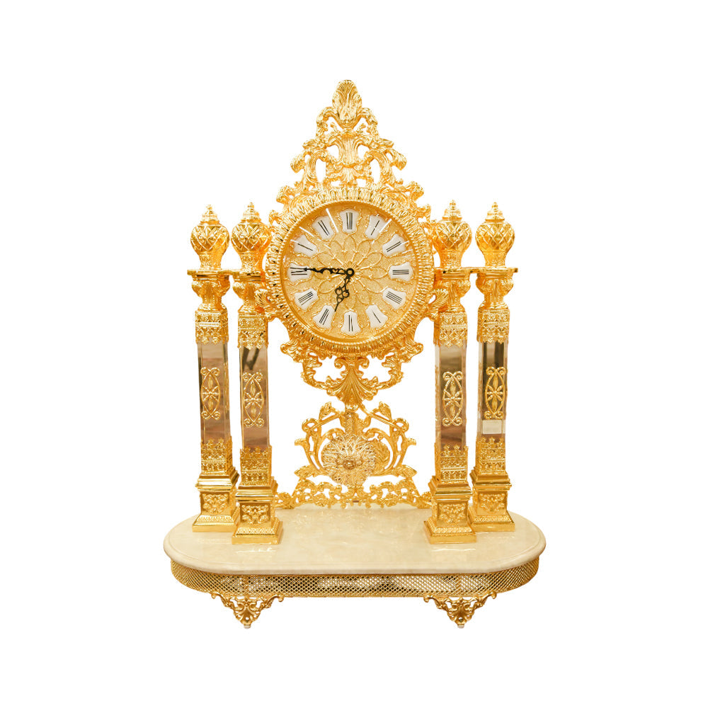 CLOCK METAL GOLDEN IR TCD-570