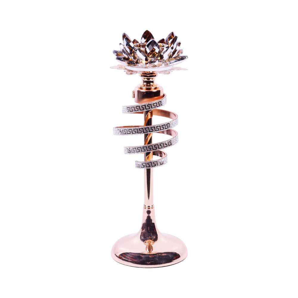 CANDLE STAND CRYSTAL H2241L